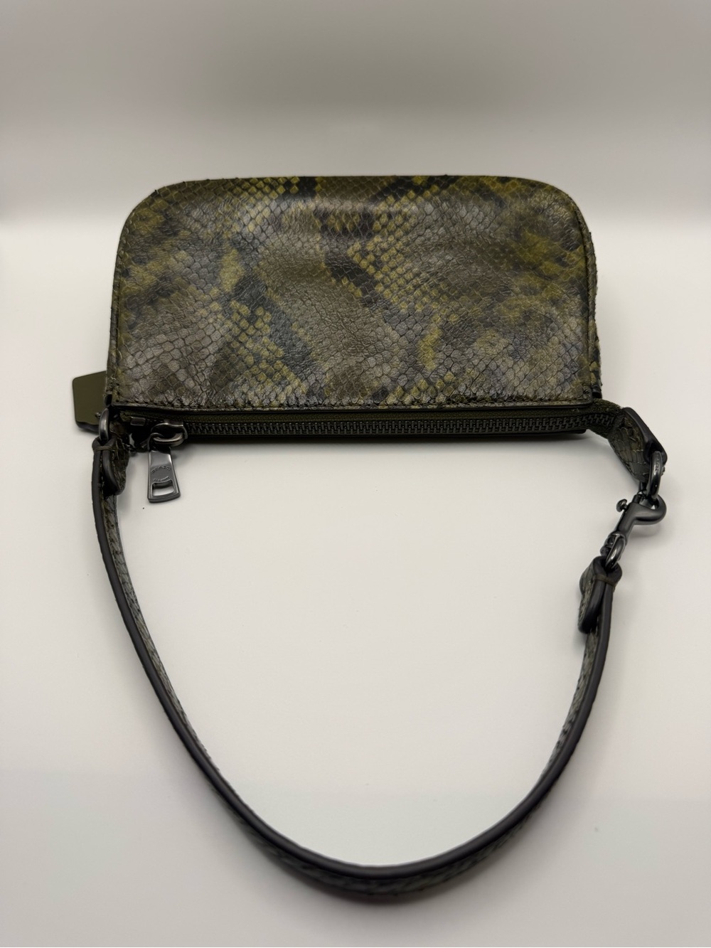 Coach Olive Python Shoulder Bag - Picture 8 of 12